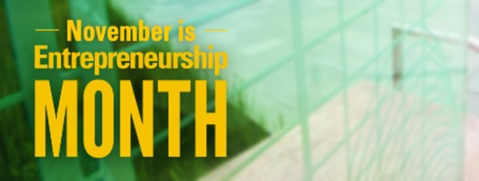 Graphic on National Entrepreneurship Month