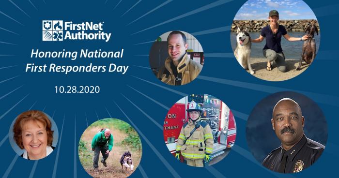 FirstNet Graphic: Honoring National First Responders Day