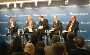 Under Secretary Stefan M. Selig discusses the importance of exports as part of a panel discussion hosted by the Atlantic Council