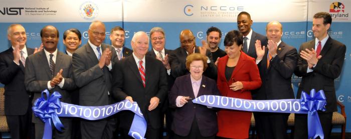Ribbon Cutting Ceremony at the National Cybersecurity Center of Excellence