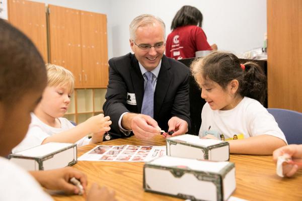 Joe Matal at Camp Invention in Hyattsville, MD.