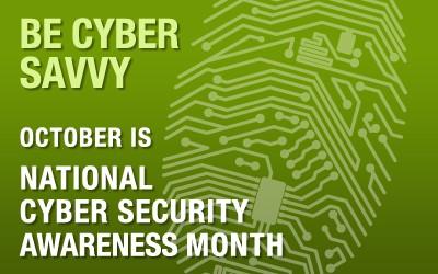 Graphic for National Cyber Security Awareness Month