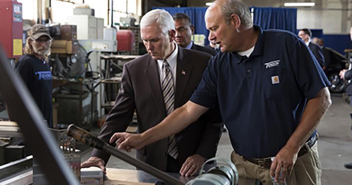 Vice President Pence Visits Tendon Manufacturing in Cleveland, Ohio, on June 29, 2017 - The White House