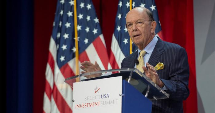 U.S. Commerce Secretary Wilbur Ross at the 2017 SelectUSA Investment Summit