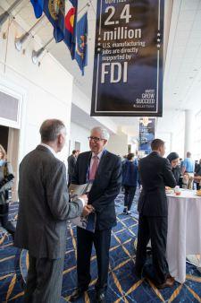 Participants meet at the 2018 SelectUSA Investment Summit. 