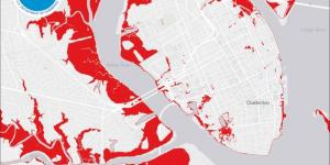 NOAA Mapping Tool visualizes anticipated flood effects, aiding preparation for coastal storms