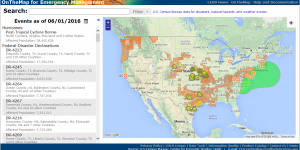 Graphic of the U.S. Census Bureau’s OnTheMap for Emergency Management Tool