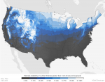 National Centers for Environmental Information Map on the Historical Probability of a White Christmas